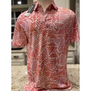 GREENSIDE Golf Shirt (Men's Large) ORANGE (coral) OASIS NEW $50 MSRP FAST SHIP